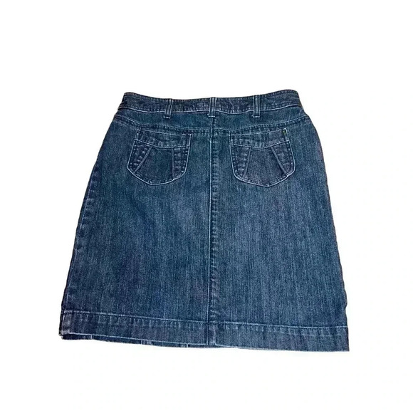 PILCRO AND THE LETTERPRESS WOMENS’S DARK WASH DENIM SKIRT•SIZE 27•PREOWNED• - Picture 2 of 7